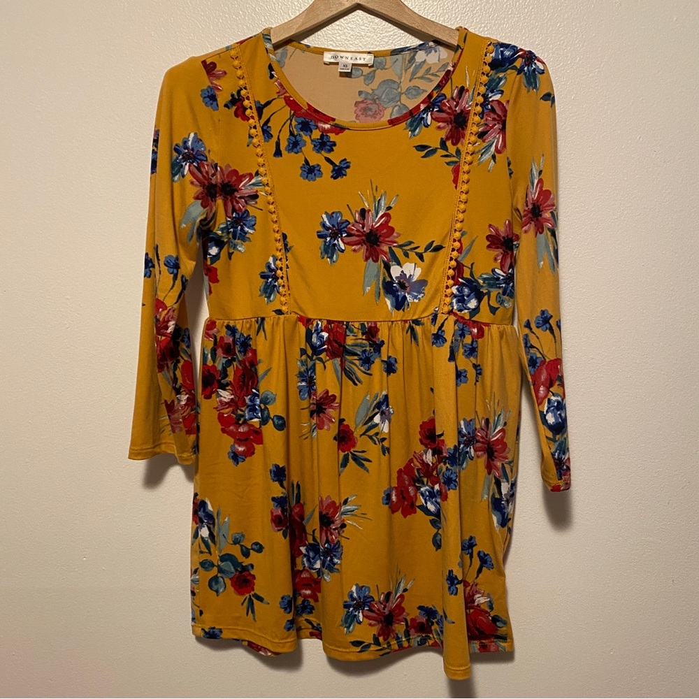DownEast babydoll blouse